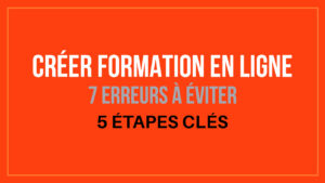 creer formation en ligne